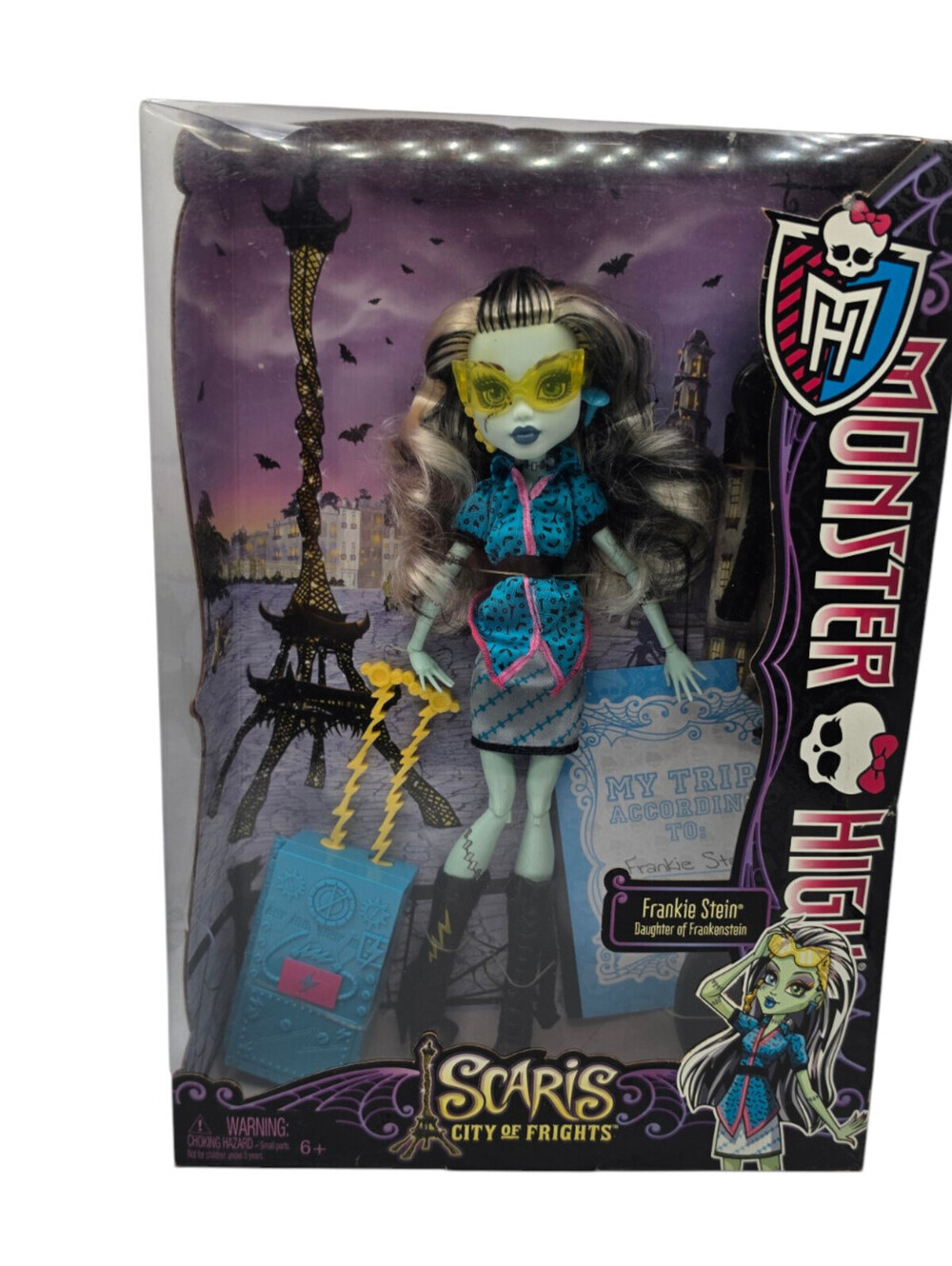 Year 2012 Monster High Scaris City of Frights Deluxe 11 Inch Doll FRANKIE STEIN